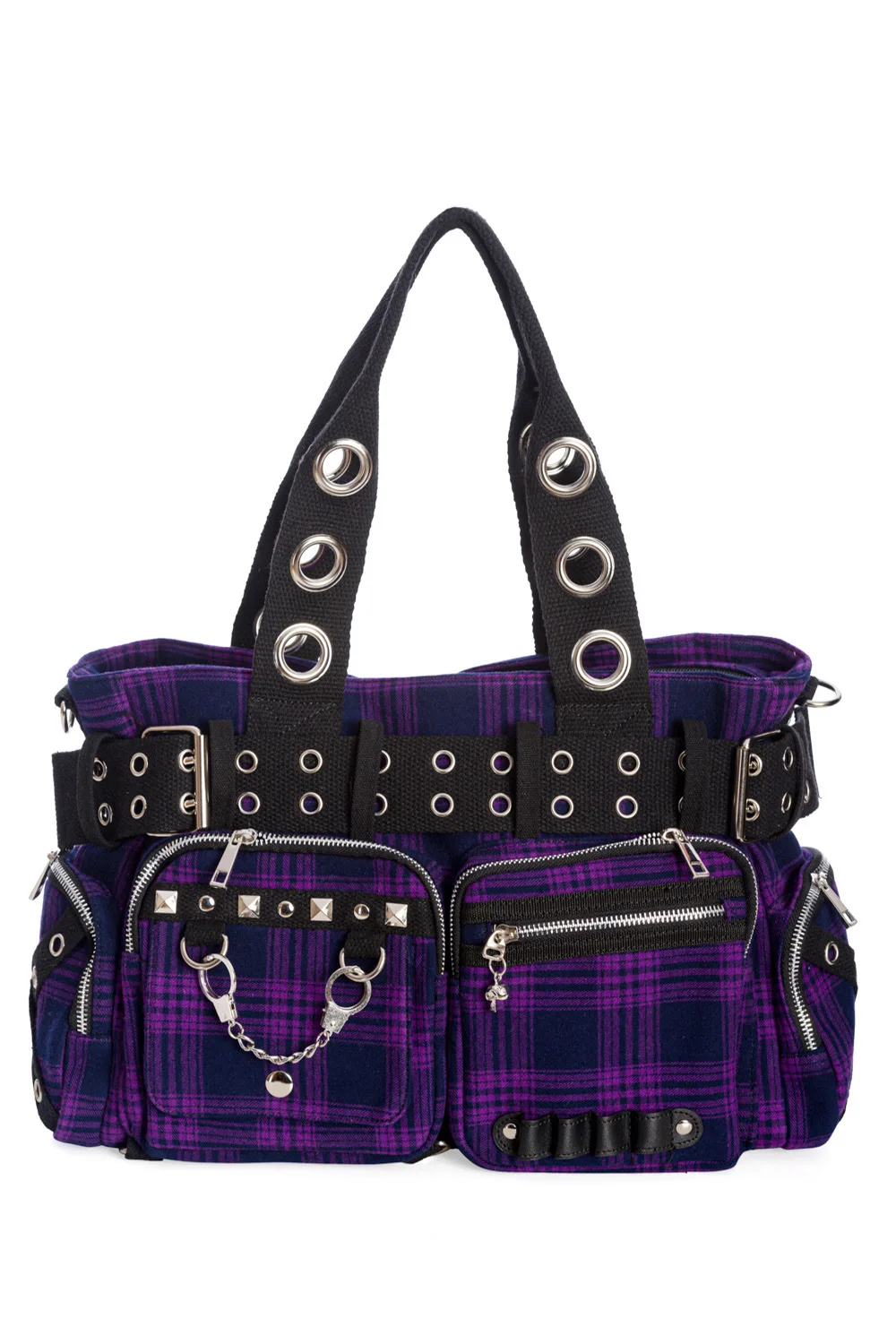 

Gothic Punk Ro id Hanuff Single oulder Slant Crossbody Bag BG34257 Rivet Element Faion Summer PU Leather Bag