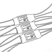 1/2/4/6PCS Hobbywing B-CUBE 40A Brushless ESC 2-6S Lipo No EBC B-CUBE Speed Controller For RC FPV Airplane UAV Drone Quadcopter