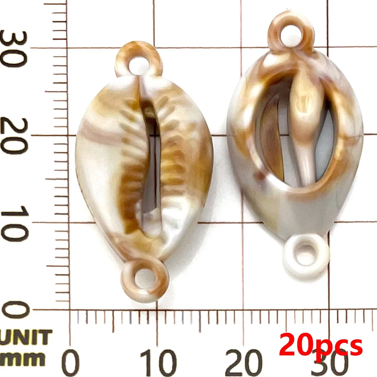 20/24pcs Acrylic Shell & Starfish Charms for DIY