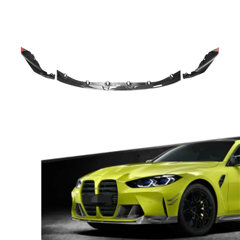 

Задний передний бампер из сухого углеродного волокна в стиле MP, 3 шт. для BMW M3 G80/M4 G82 2021-IN