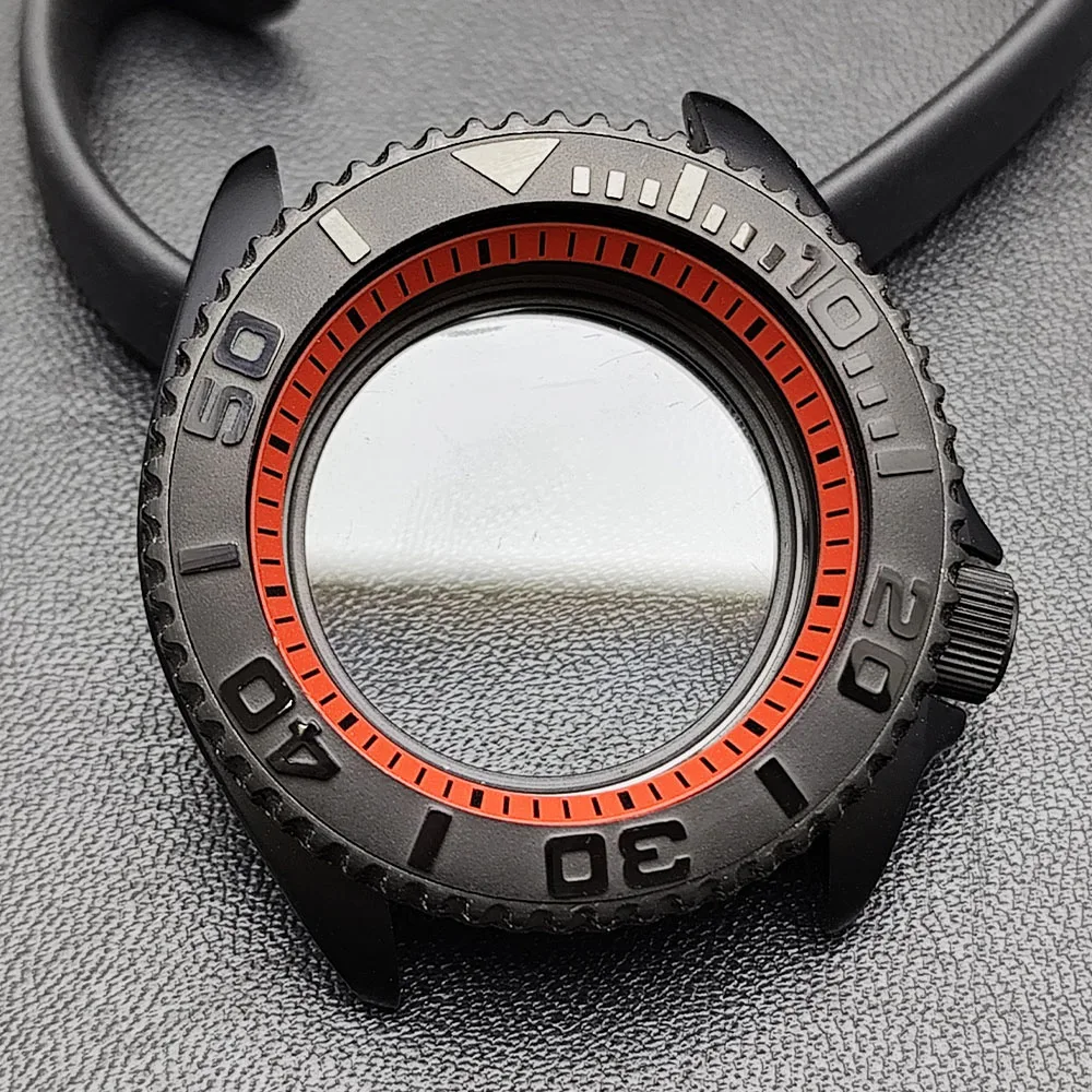 

42mm Seiko Mods Case Sapphire Glass Matte Black Waterproof Stainless Steel Skx007 Case Fit NH35 NH36 Movement Accessories