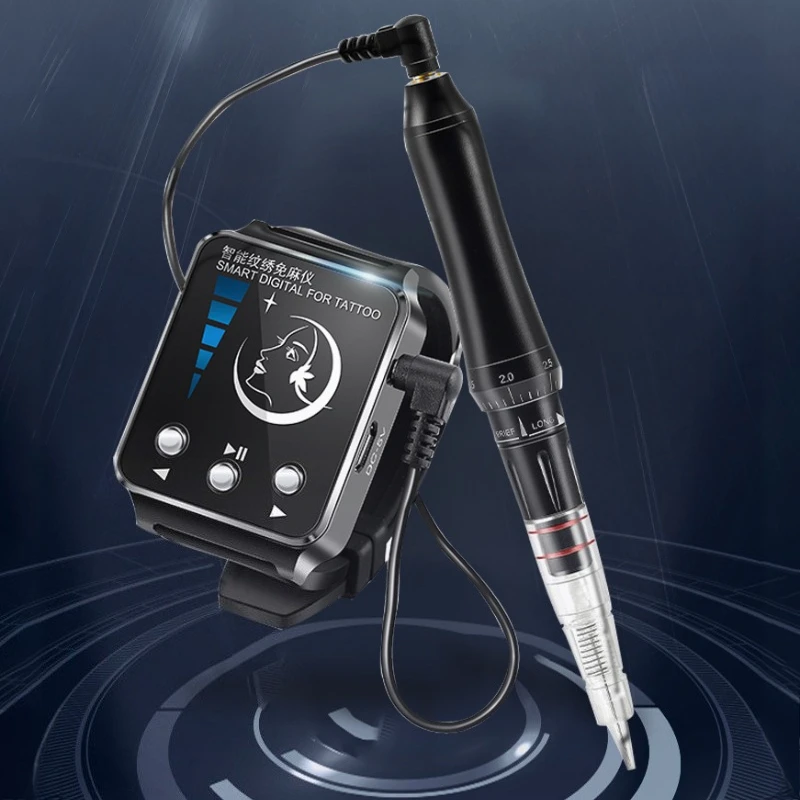 Portable Tattoos Machine Professional Watch Hemp Free Tattooing Machine Home Wireless Lithium Battery Eyebrow Tattoo Machines