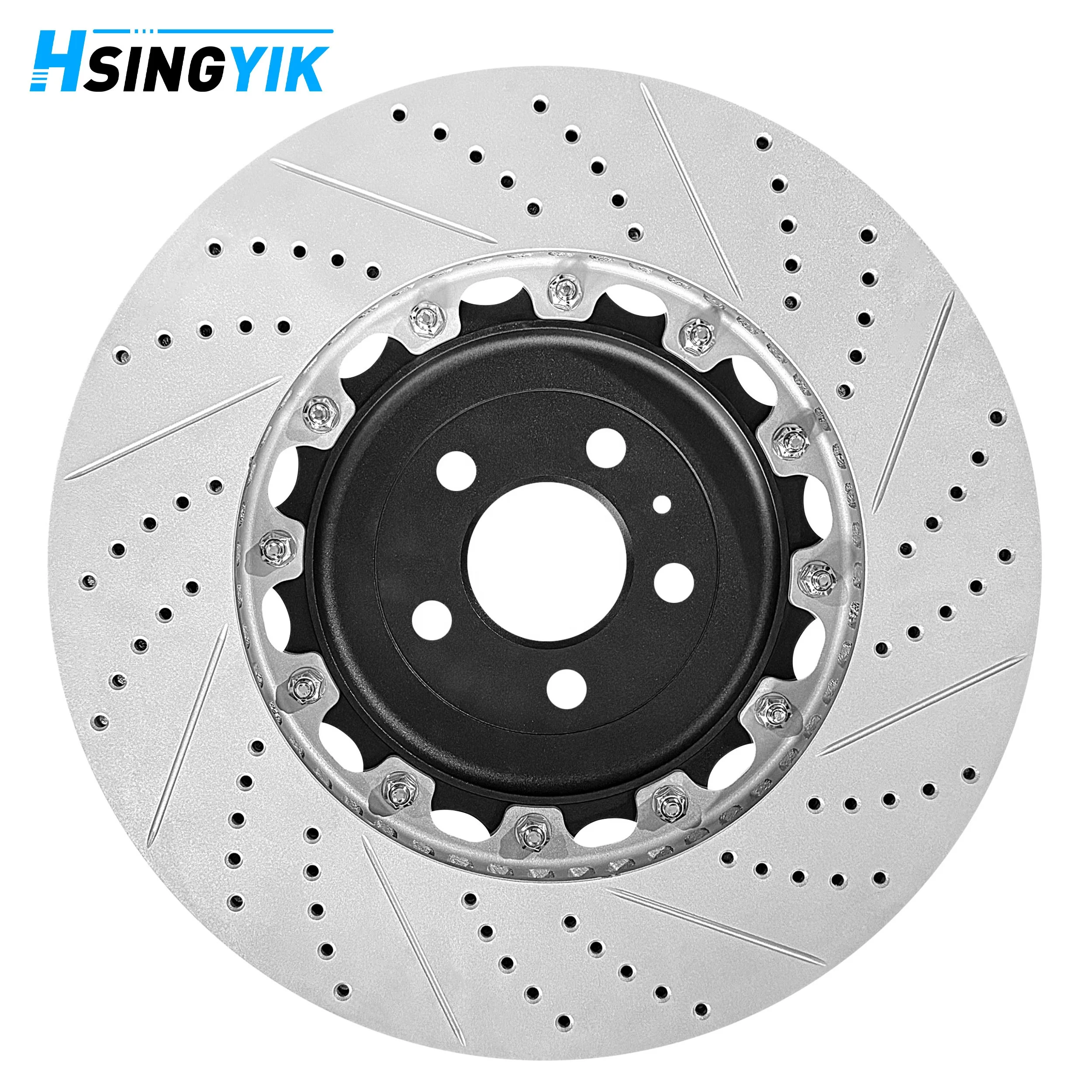 HSINGYIK 4H0615301AL 4H0615301M 4H0615301T Front Brake Discs For Audi A6 A7 A8 S6 S7 S8 400X38mm