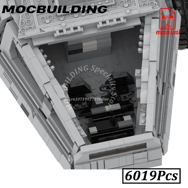 Transport Car Military Combat Vehicle MOC Building Blocks Brick Toys Creative Space Movie Construction Gift