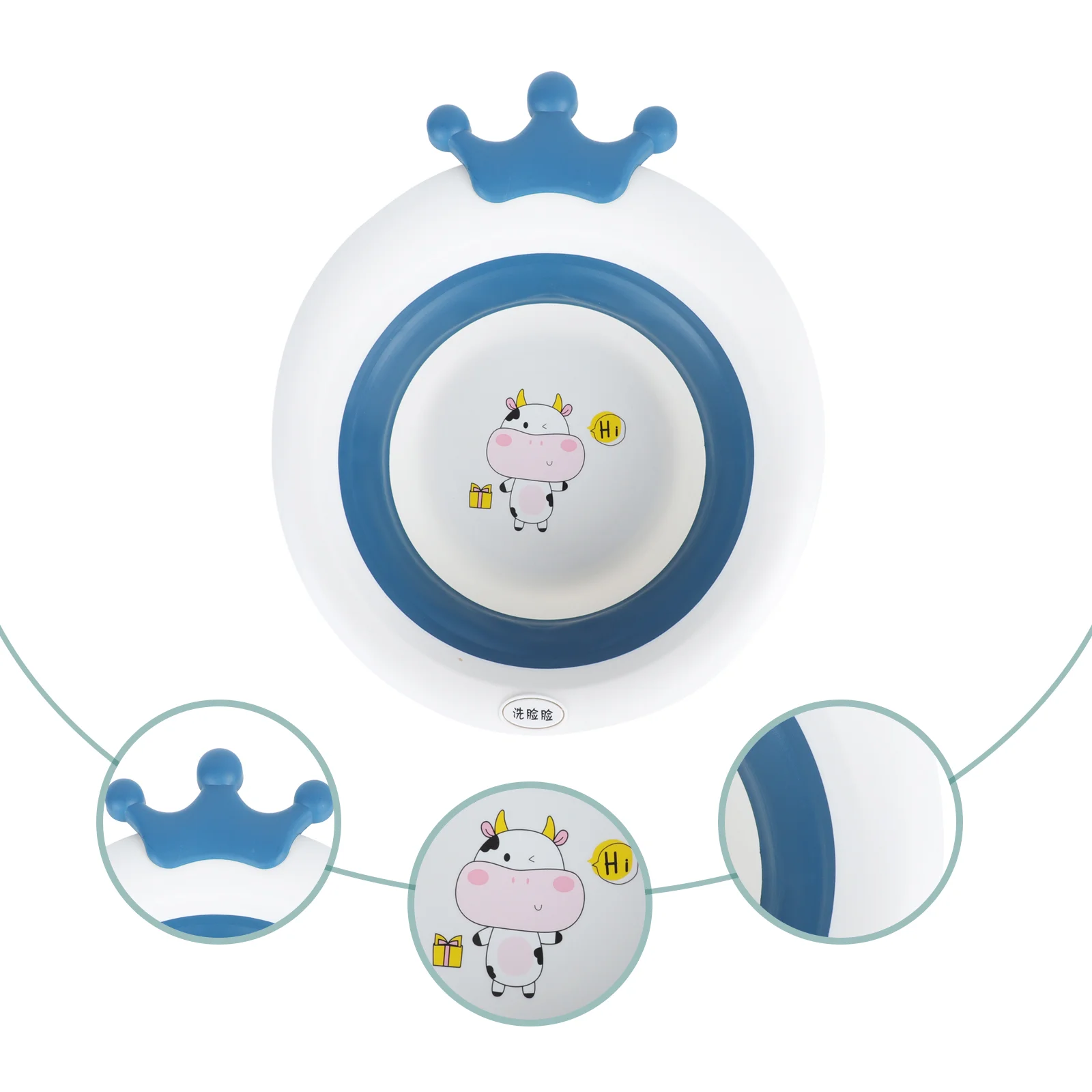 Baby Collapsible Wash Basin Portable Infant Wash Basin for Home Outdoor Travel baby cleaning basin baby folding basin