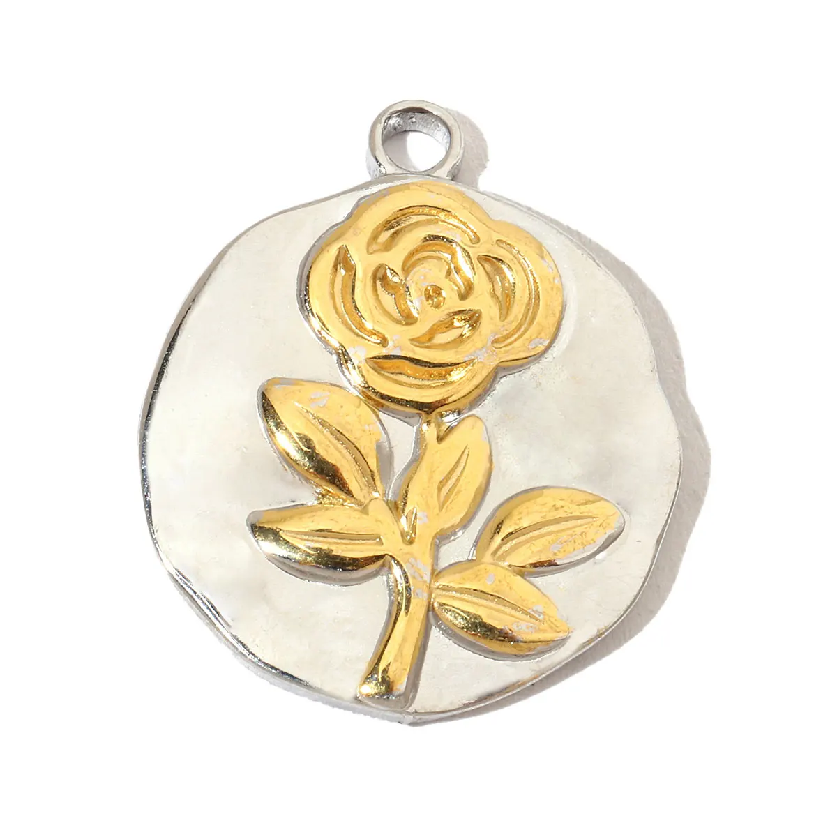 

3Pcs/Lot Stainless Steel Flower Charms Pendants For DIY Making Earring Necklace Jewelry Findings Accessory Wholesale