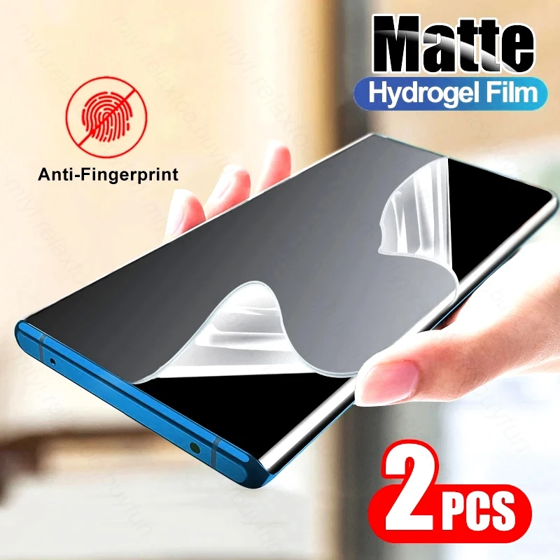 2Pcs Frosted Matte Hydrogel Film Screen Protector For Mi PocoF6Pro PocoF6 Poco Poko Litte F6 F 6 Pro F6Pro 5G Not Tempered Glass