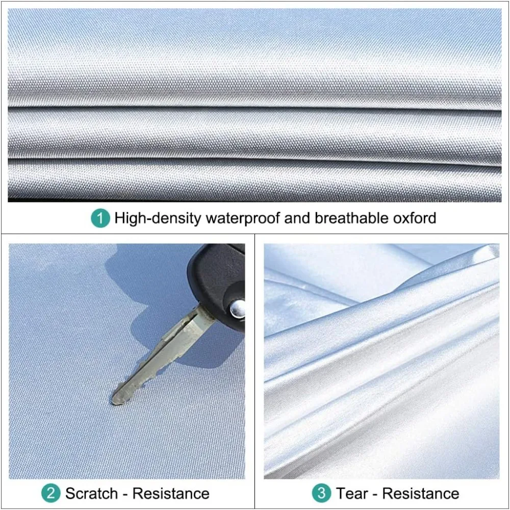 

Индивидуальный чехол для внедорожника, водонепроницаемая всепогодная защитная ткань Оксфорд с сумкой для хранения (доставка в США 3-8 дней)