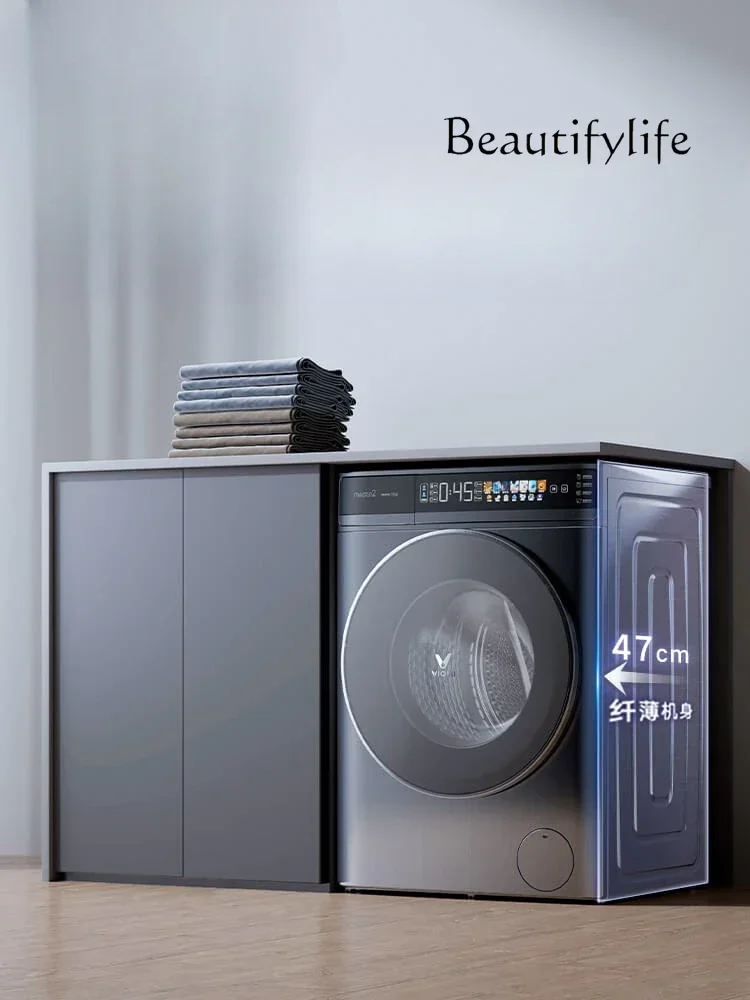 

Ultra-Thin Full-Embedded Drum Washing Machine Household Automatic 10kg Washing and Drying All-in-One Machine