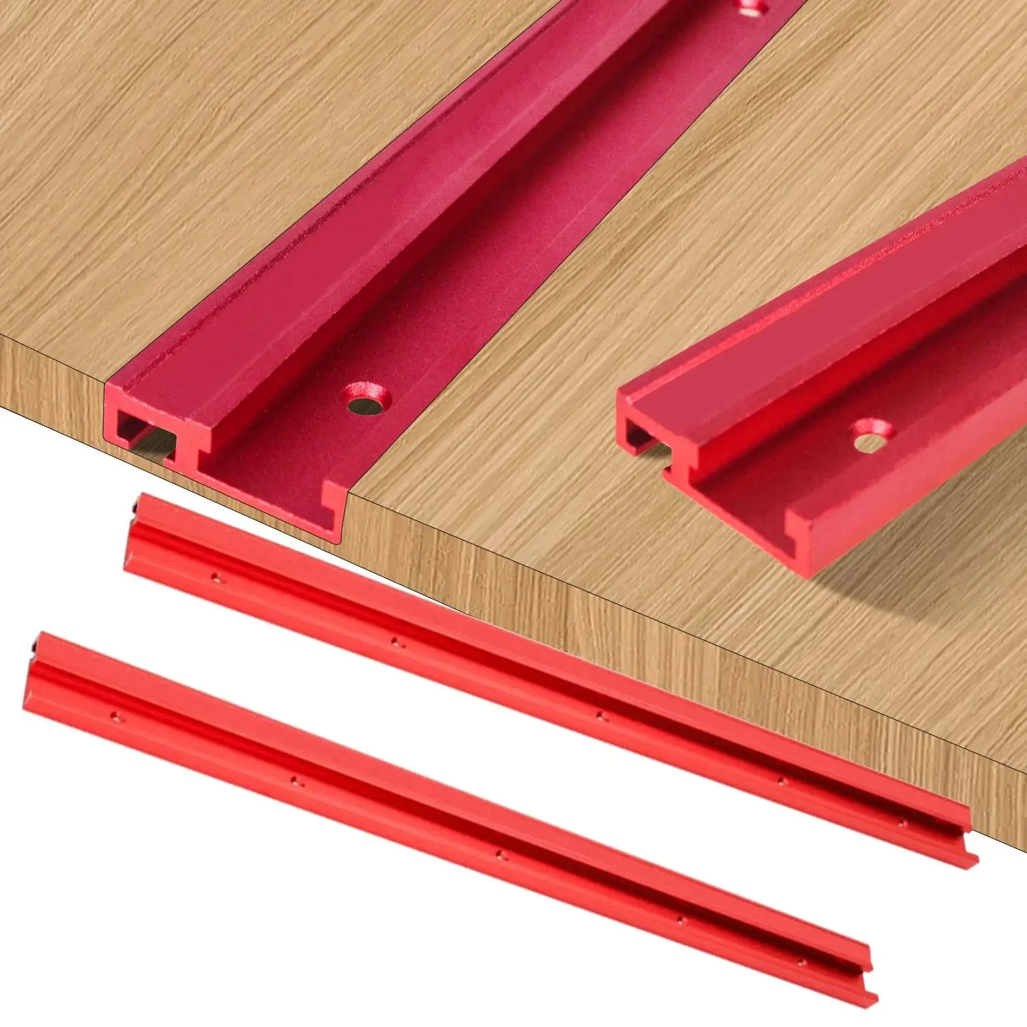 

Комплект из 2 шт. (80 см) алюминиевых Т-образных направляющих 45-го типа для деревообработки, Т-образные пазовые направляющие, ограничители для фрезерных столов, ленточных пил, инструменты для DIY