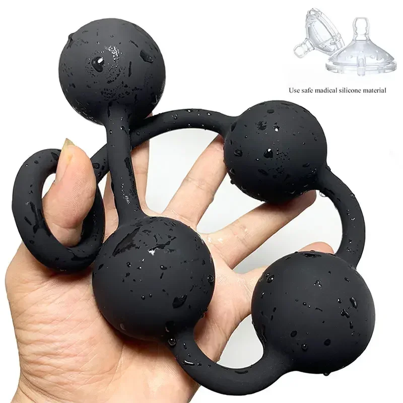 new anal plug buttplug silicone anal balls sex toys for adults erotic toy big butt plug anal beads plugs dilator but plug sextoy - Image 6