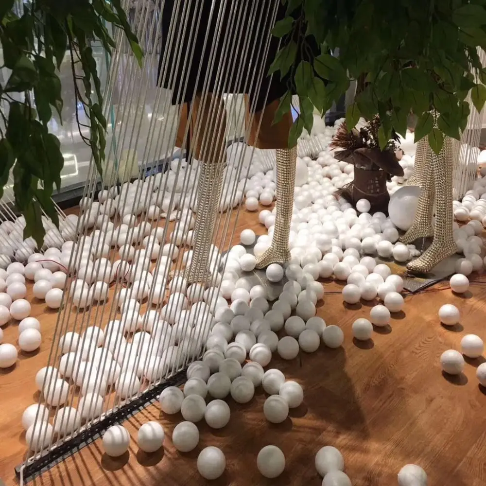 Crafts Mini Foam Balls Polystyrene White Christmas Balls Round Christmas Ornaments Holiday