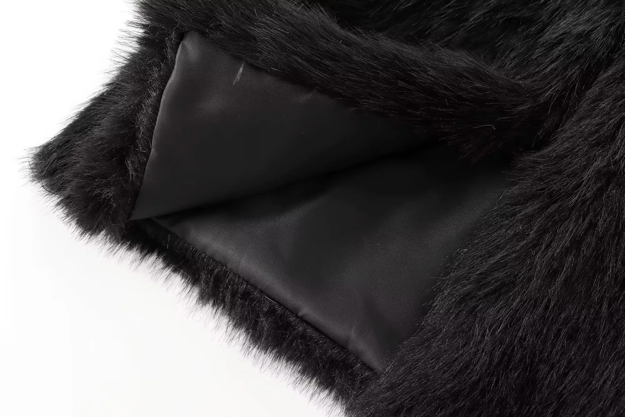 Guobioziy Women's Cardigan Vest Jacket Solid Color Coat Vest Street Style Fashion Solid Color Sleeveless Faux Fur Vest