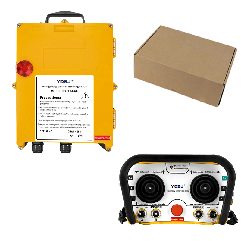 

F24-60 Pro Прямая продажа с фабрики Водонепроницаемый пылезащитный беспроводной башенный кран Промышленный пульт дистанционного управления Грузовой кран Пластик