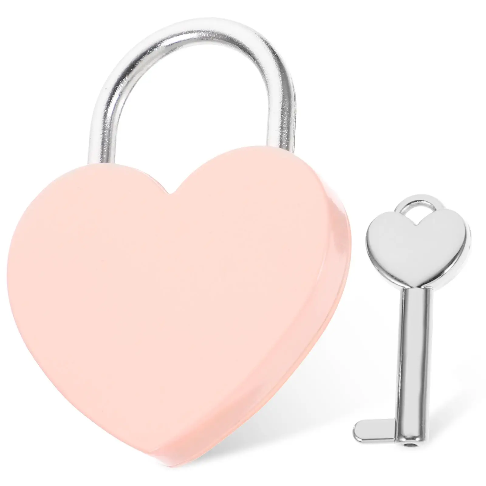 

Heart Shaped Lock Small Size Compact Design Suitcase Travel Bags Door Padlock Luggage Locker Backpack Security