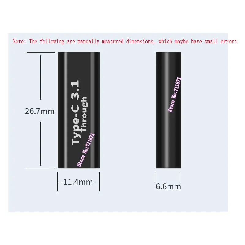 10GBps GEN2 Usb3.1 หญิงอะแดปเตอร์หญิงหญิงหญิง Type-C อะแดปเตอร์ Type-C ขยาย Usb3.1 ประเภท C อะแดปเตอร์หญิง