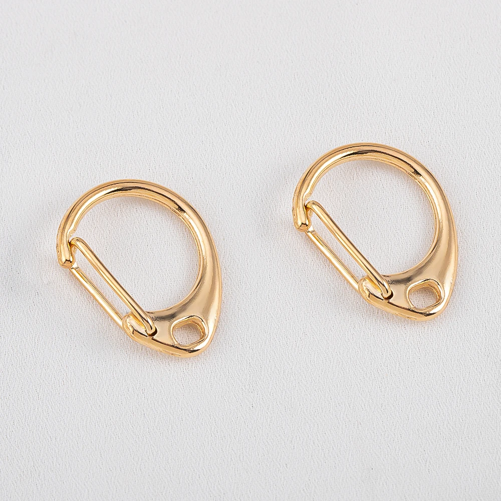 10pcs D Snap Hook Lobster Clasp Keychain Rings