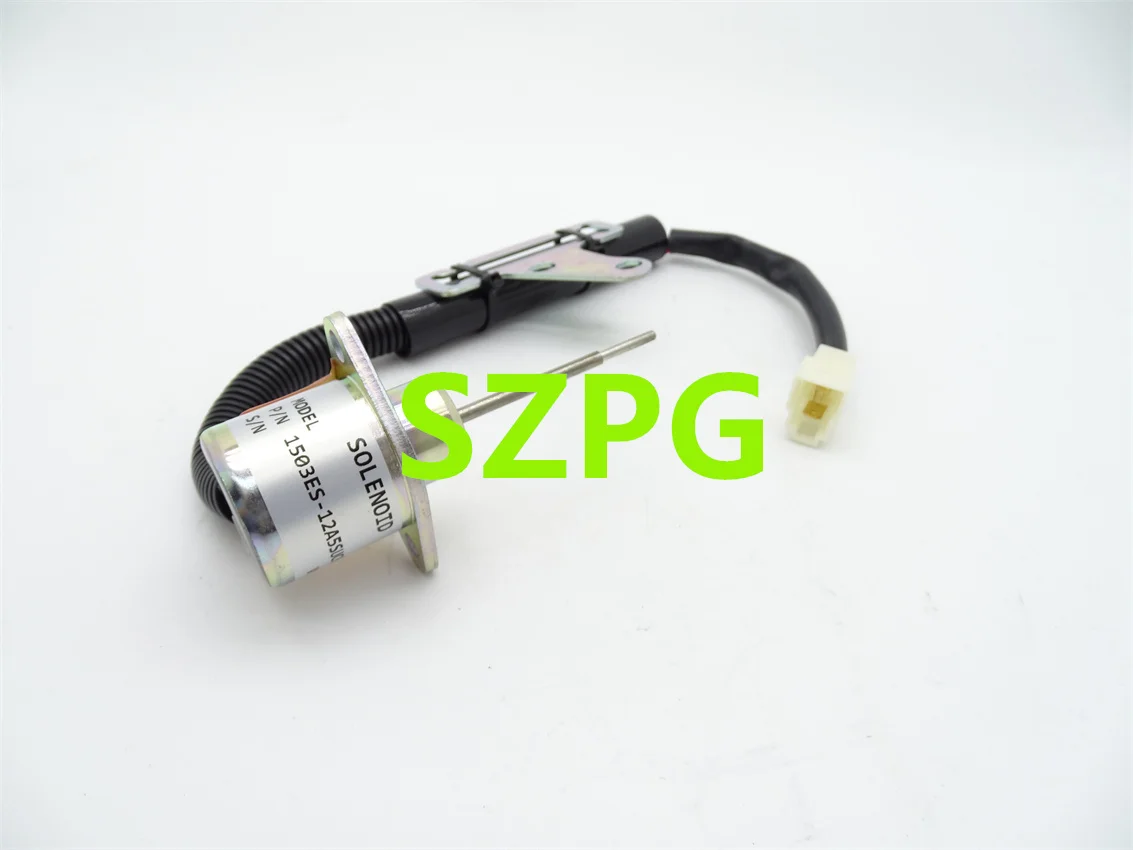 Excavator Parts 2V Diesel Shutoff Solenoid 1503ES-12A5SUC9SLC24 SA-5156-12 for Kubota Excavator