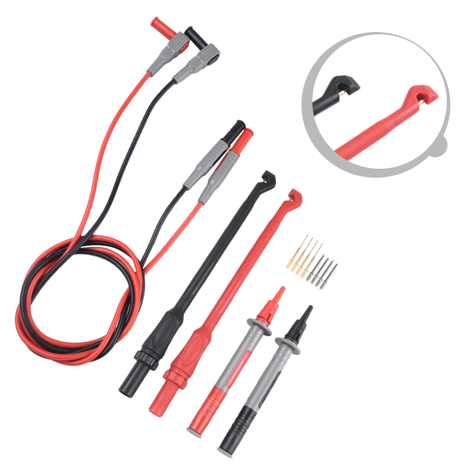 

Multimeter Testing Solutions 18PCS Automotive Kit with Convenient Wire Piercing Clips and Strong Puncture Probes