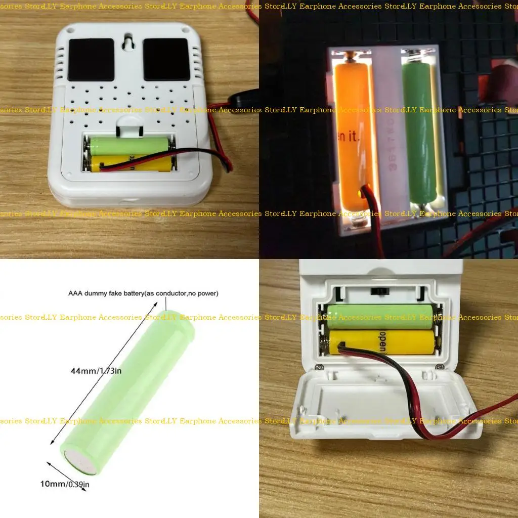 462E LR03 3A Батарея elminators 1M USB -питания кабель питания замените 2 батареи для светодиода