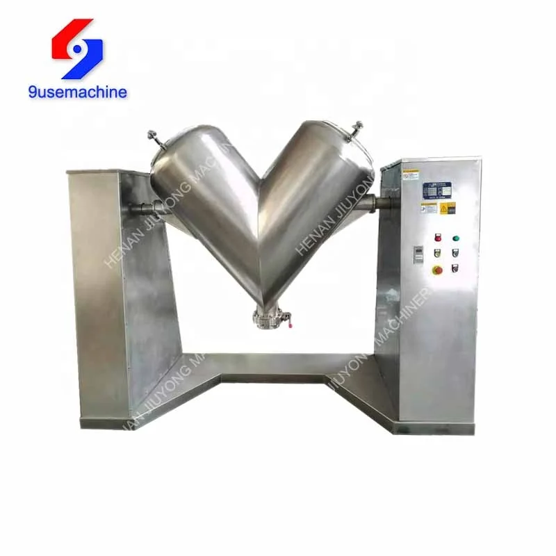 Powder Raw Material Mixing Equipment V Type Mixer Powdery Material Mixer Mini Mixer