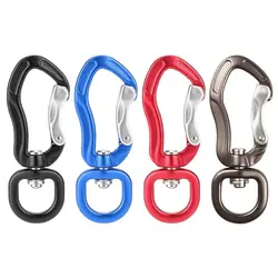 High Quality Professional Carabiner Aluminum D Shape Climbing Key Hooks Security Master Lock Mountaineering Protective Equipment