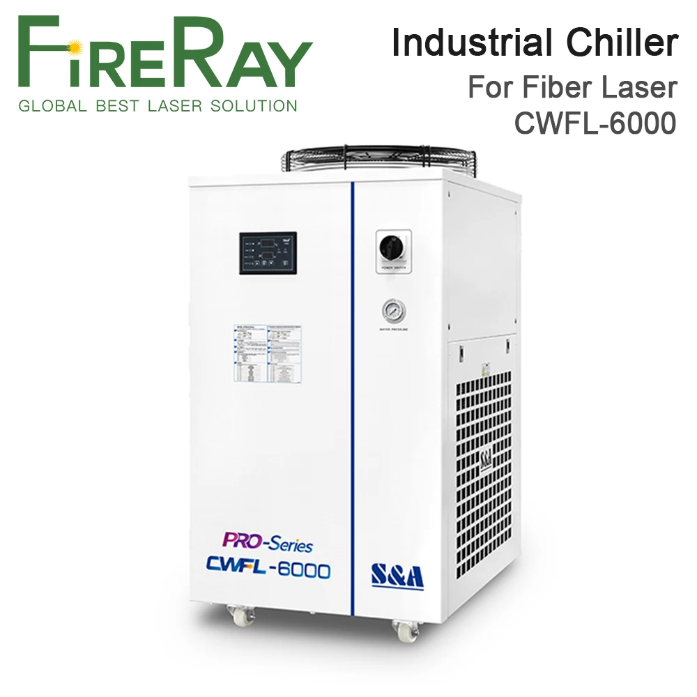 FireRay S&A CWFL-6000EN & CWFL-6000FN Industrial Water Chillers 380V 50Hz 60Hz for For 6000W Fiber Laser Cutting Machine