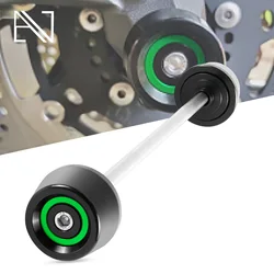 For Kawasaki NinjaH2 NinjaH2R Ninja H2 H2R ZH2 Z H2 Motorcycle Front Axle Slider Wheel Crash Pads Protector