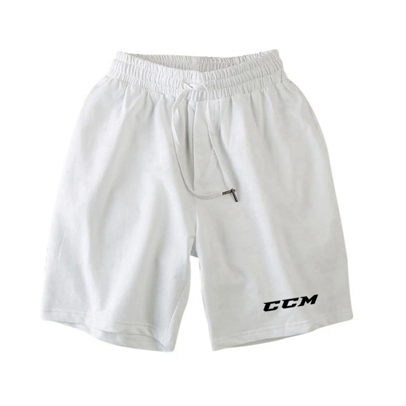 Men Soild Drawstring Shorts CCM Summer Casual Gym Shorts Sport Basketball Shorts Running Fitness Beach Shorts Male Clothing 5XL