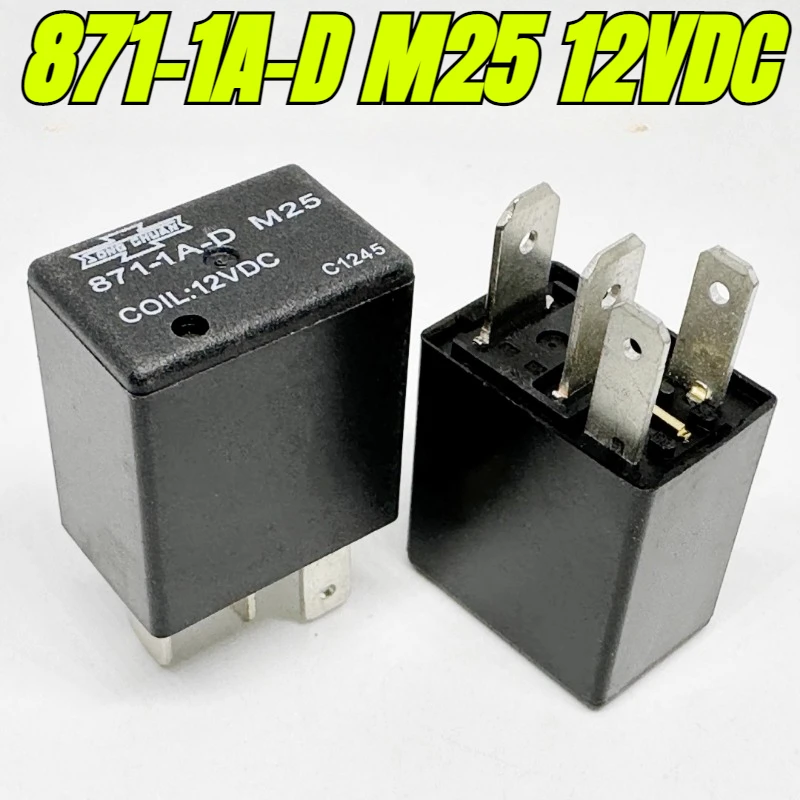 （Brand New Original）1pcs/lot 100% original genuine relay:871-1A-D M25 12VDC 35A 4pins Automotive relay