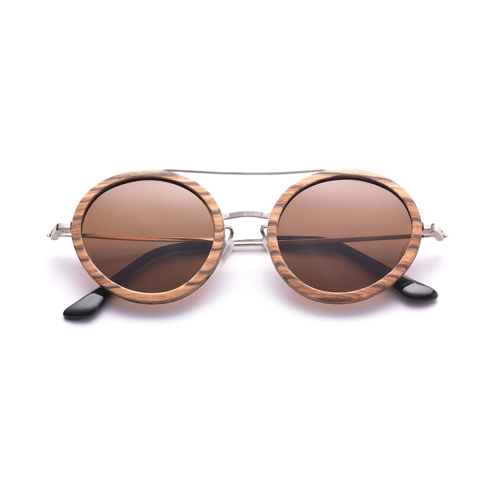 New Oval Wood Sunglasses for Women 2022 Polarized Men's Small Sun Glasses Drive Shade UV400 High Quality Handmade Eyewear