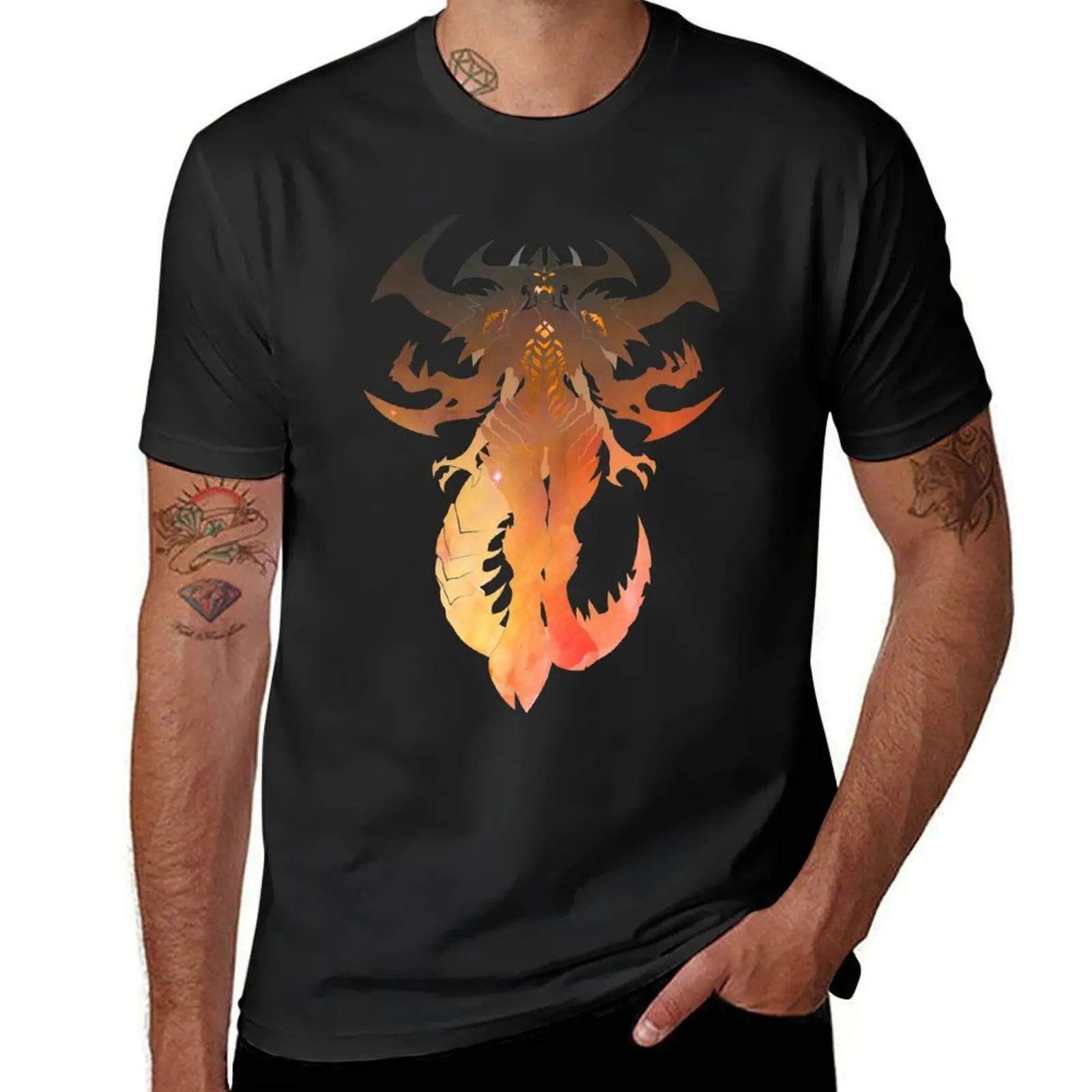 Daemon Lord T-Shirt sports fans customs design your own Men's cotton t-shirt