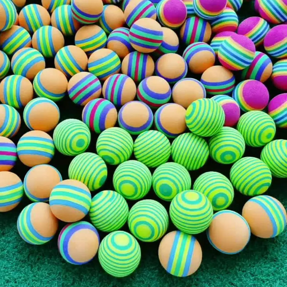 

10Pc Foam Golf Balls Sponge Golf Practice Ball Training Ball EVA Foam Golf Balls Indoor Practice Golf Soft Ball