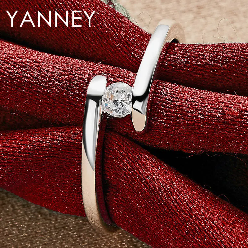 Charm 925 Sterling Silver 7/8/9/10 Exquisite Crown Zircon Ring Women's Jewelry Accessories Party Gift