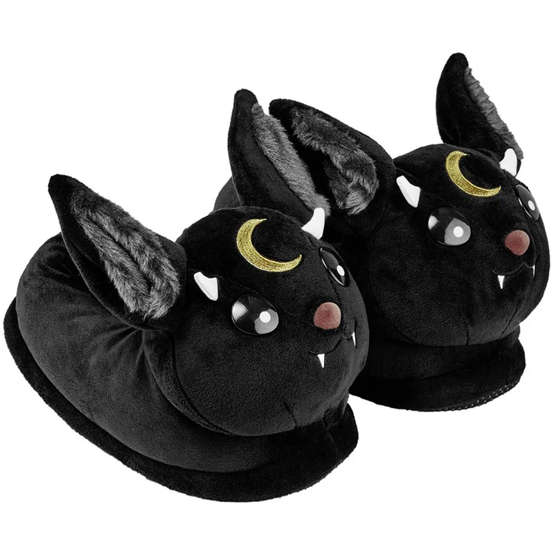 Dark series vampire slippers package thick soled men and women indoor funny cartoon Halloween couples indoor floor shoes