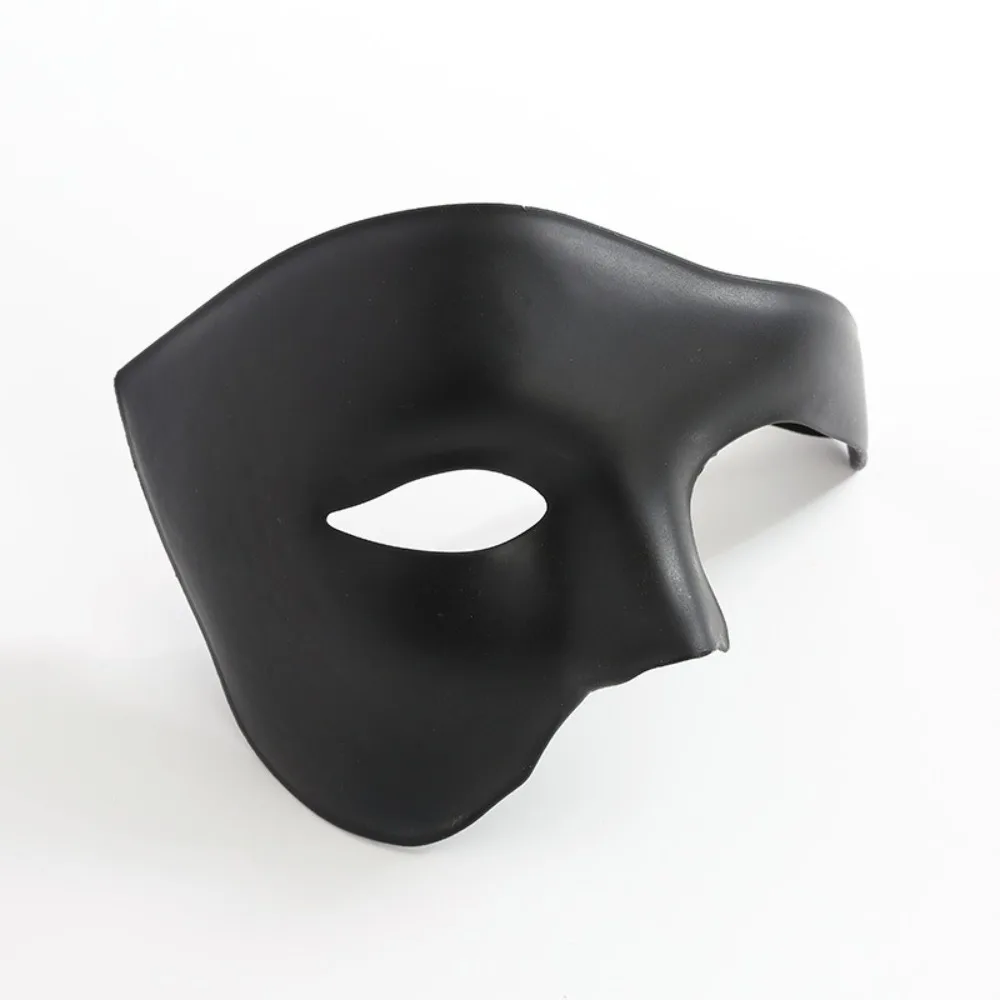 

Plastic Masquerade Cosplay Masks Thickened Durable Phantom Half Face Mask Lightweight Halloween Party Anonymous Face