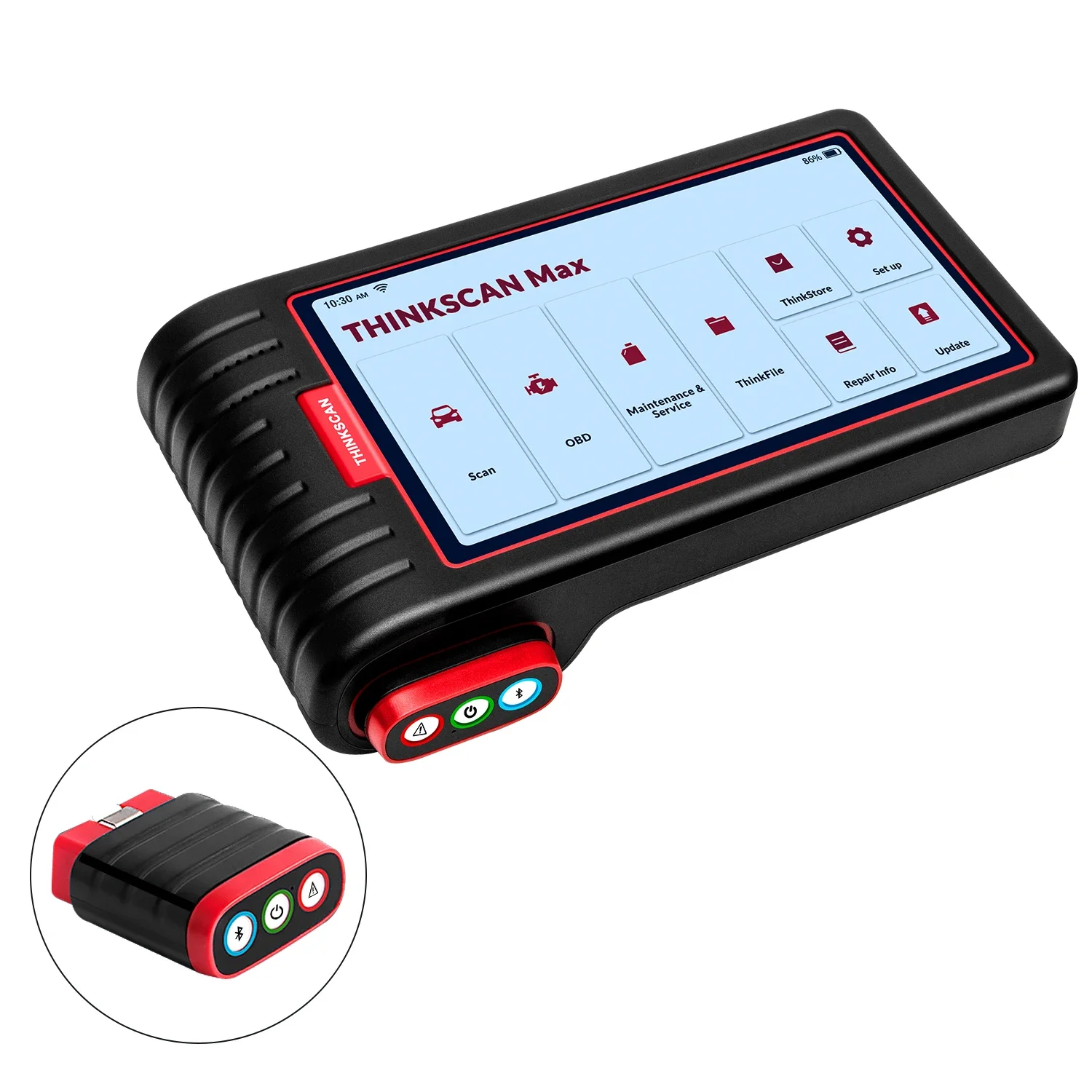 

Thinkcar OBD2 Scanner ThinkScan Max 2 BT Full System Diagnostic Scan Tools 28 reset services Diagnostic OBD2 Code Reader