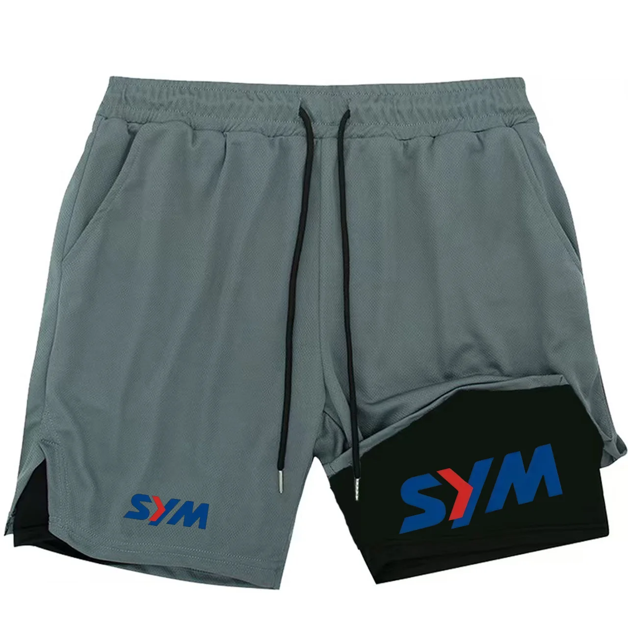 

Quick drying sports shorts men's 2-in-1 fitness pants running sports shorts sportswear men's clothing