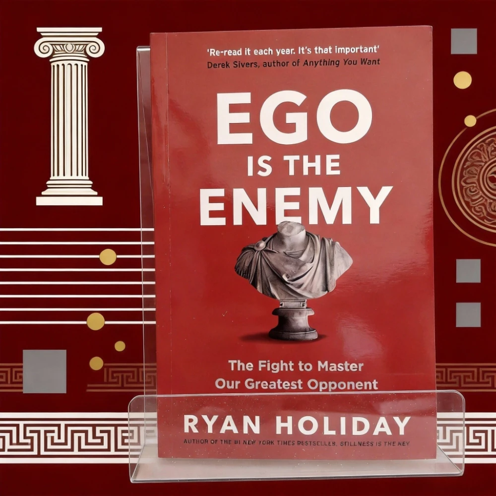 

Ego Is The Enemy By Ryan Holiday - Motivational Self-Help Book for Personal Growth & Professional Readers