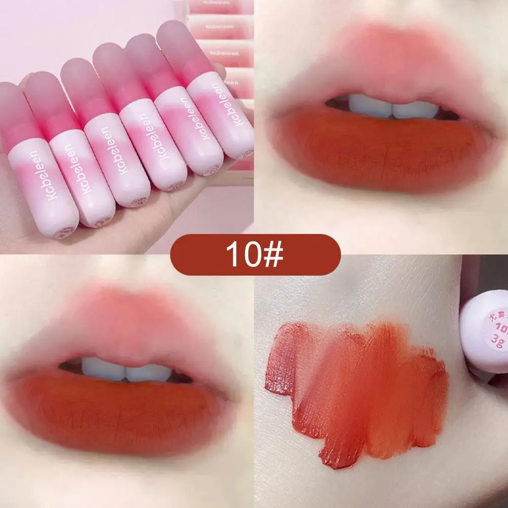 Fluwelen Matte Lip Waterdichte Langdurige Snelle Film Lip Lippen Blijvende Gloss Tint Make-Up Hydraterende Glazuur Lip Lange Cosmetische Z5q5