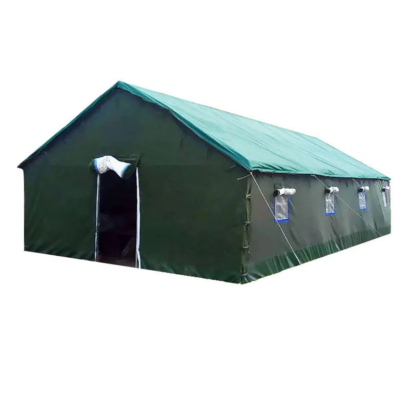 Outdoor Ridge Tent 12 Square Meters Four Seasons Waterproof Oxford Cloth & Cotton Heavy Rain Protection Warm Rescue Tent