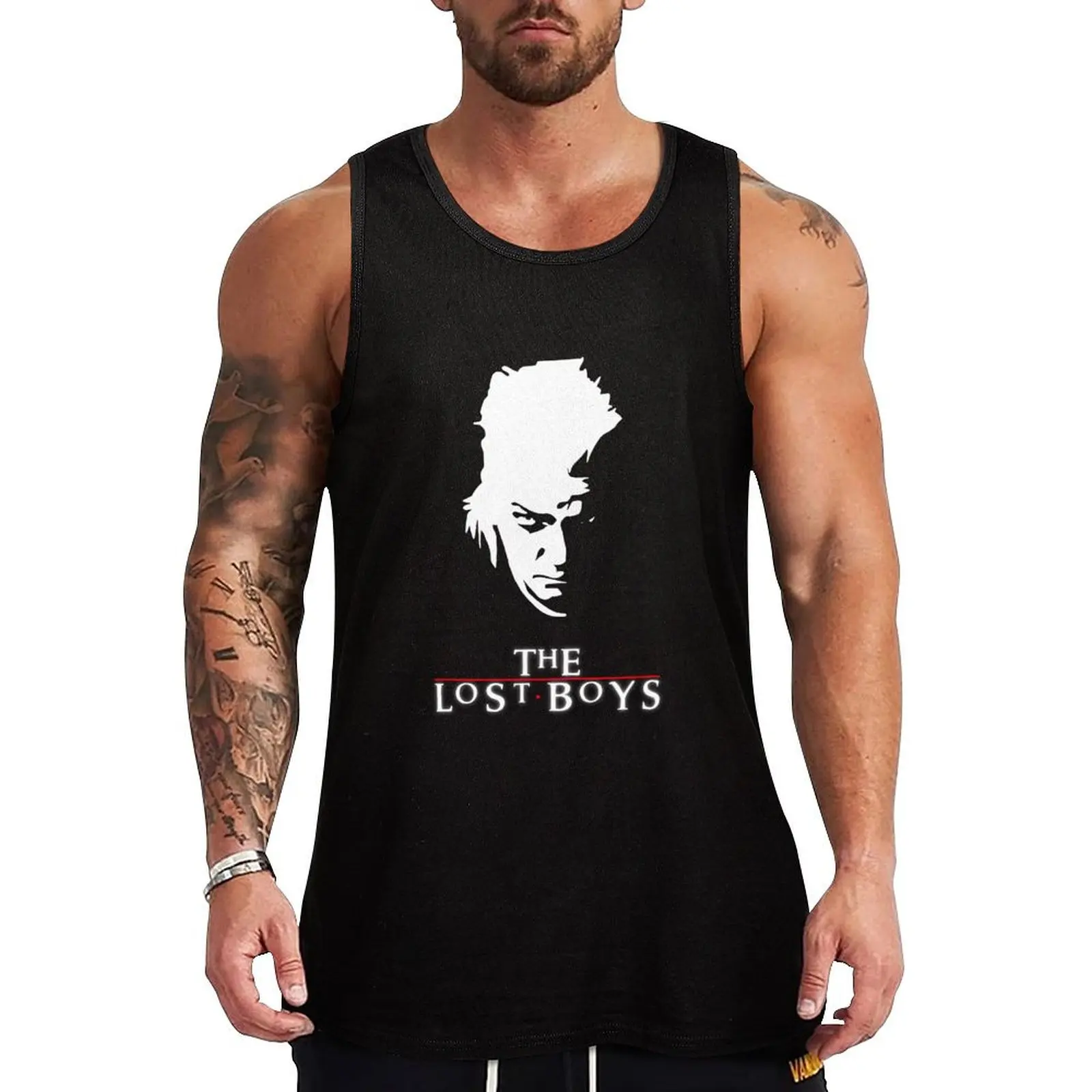 The Lost Boys Inspired Design Tank Top Solid Color Basic Tank Top Regular Fit Casual Wear