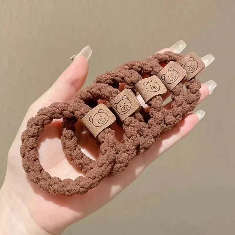 5 Stück Hochelastische Haargummis - Langlebige Haarbänder, Neue Trendige Haaraccessoires für Frauen