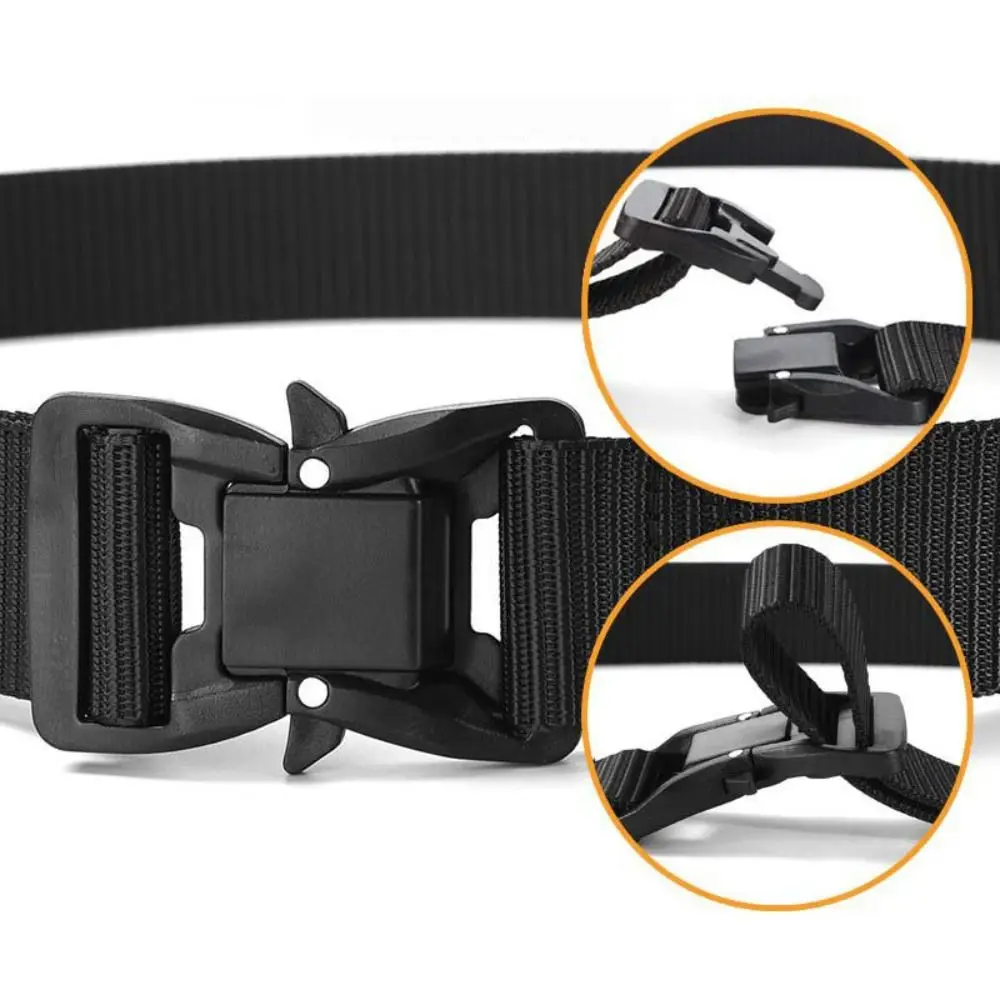 Casual Plus Large LONG Size Nylon Braided Belt 125 140 160 180cm Adjustable Alloy Buckle Waistband Quick Release Canvas Strap