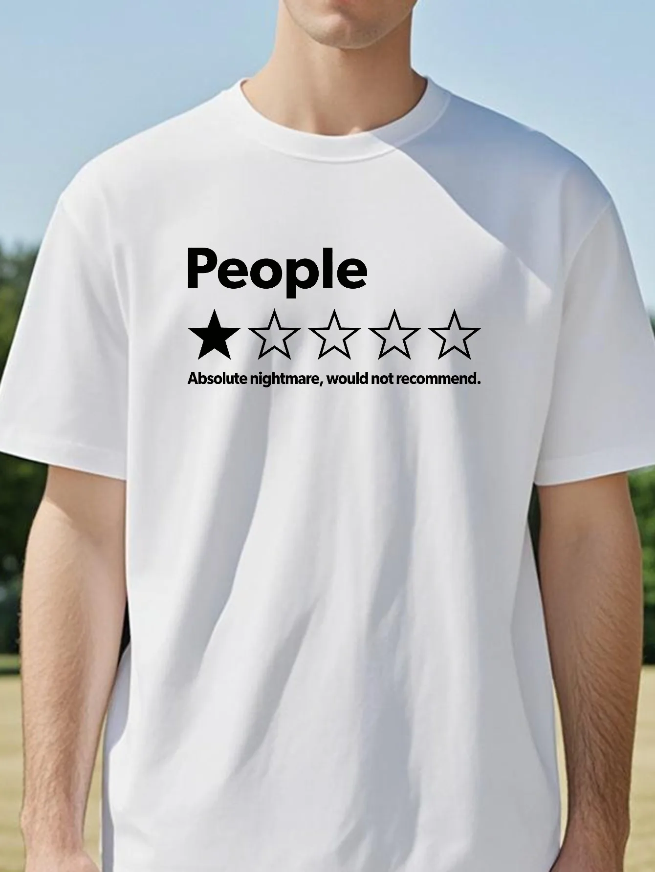 Divertida reseña de la última camiseta de verano para hombre y mujer, camisetas informales transpirables para exteriores, ropa de calle a la moda, camiseta de manga corta con cuello redondo