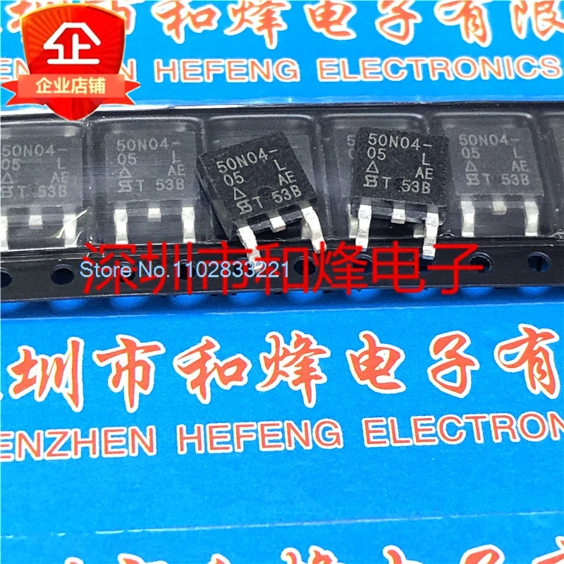 SUD50N04-05L TO-252 N 40V 50A, 50N04-05L, 10PCs/로트