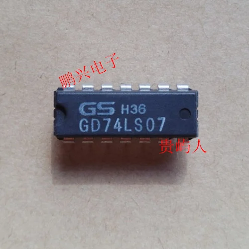Darmowa wysyłka GD74LS07 IC DIP-14 10PCS
