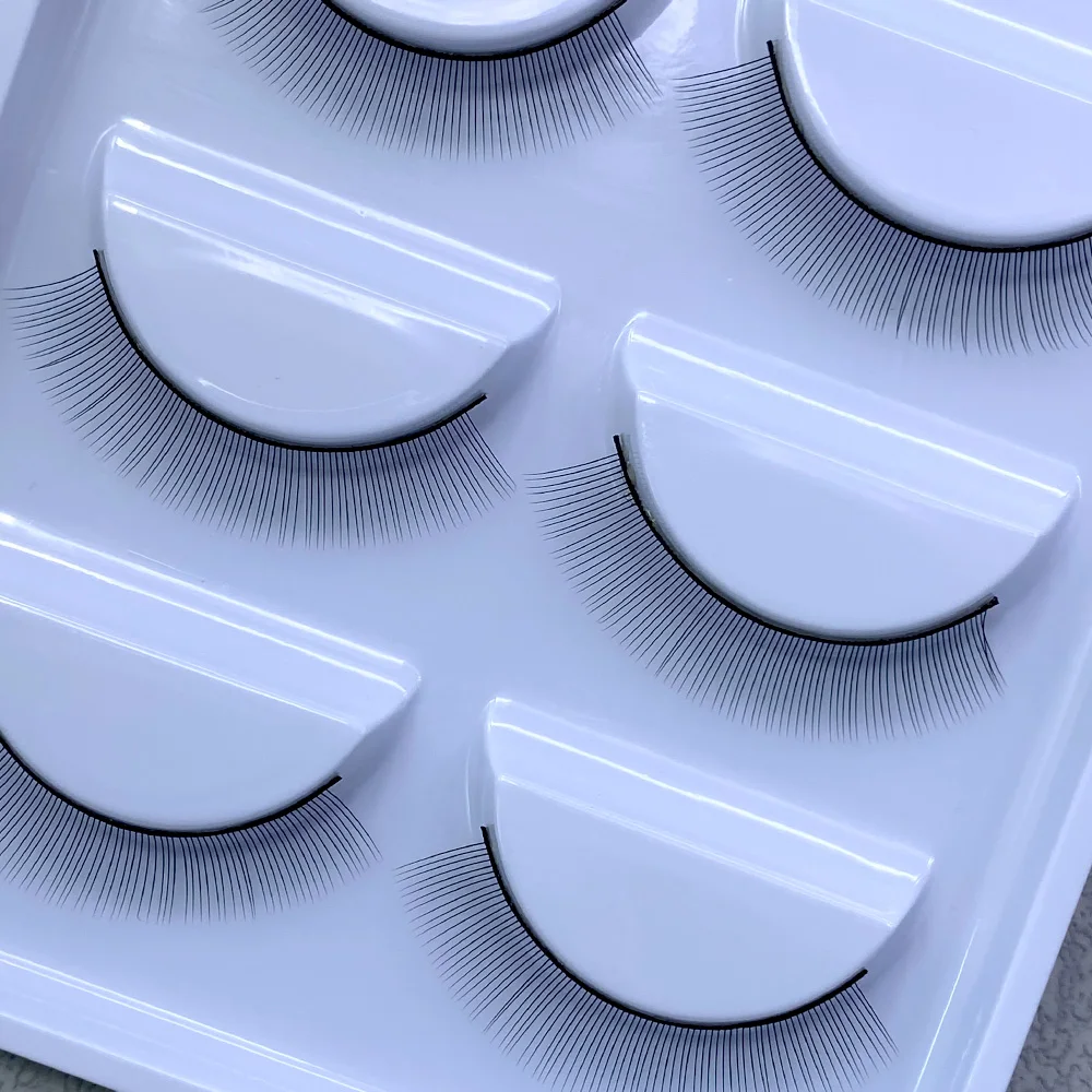 5/10 صناديق التدريب جلدة المبتدئين الرموش الصناعية ممارسة جلدة قطاع الفردية لاش تمديد لوازم أدوات ماكياج #1