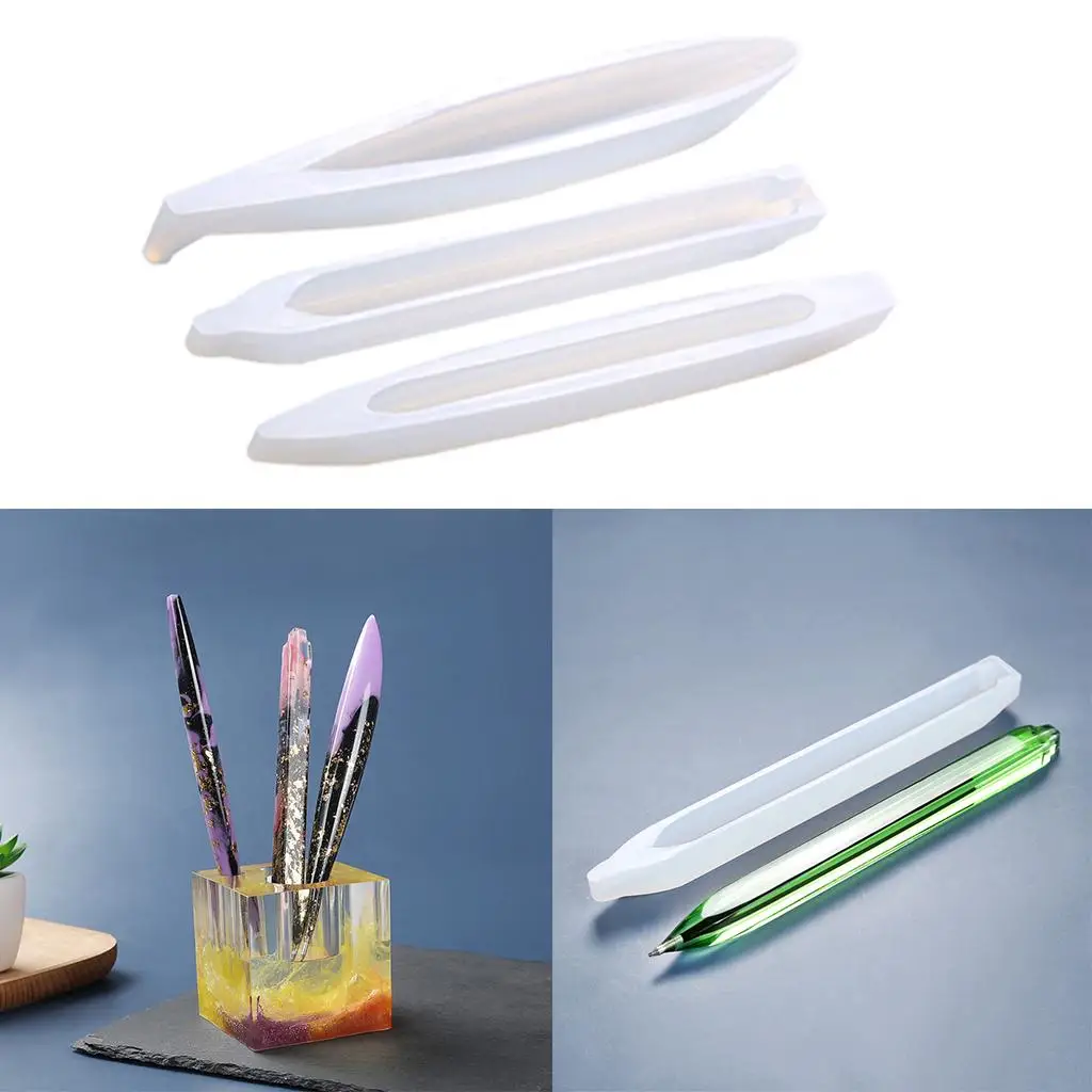 Ballpoint Pen Silicon Clear Epoxy Resin Casting Moulds Ornaments Pendants