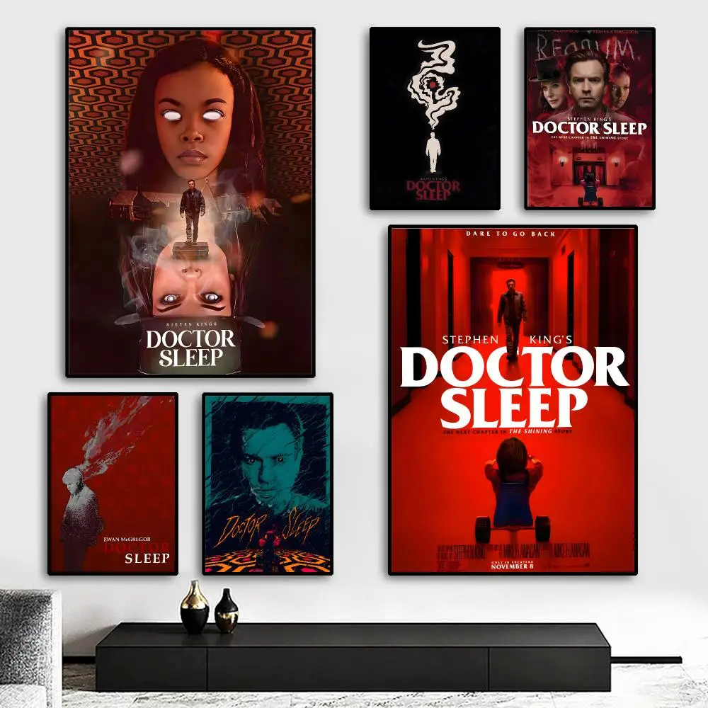 Thriller Movie D-Doctor Sleep Painting Calligraphy HD Canvas Poster living room bedroom bar aesthetic decoration
